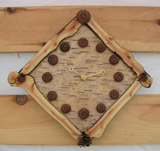 rustic wall clock, rustic wall decor, rustic decor